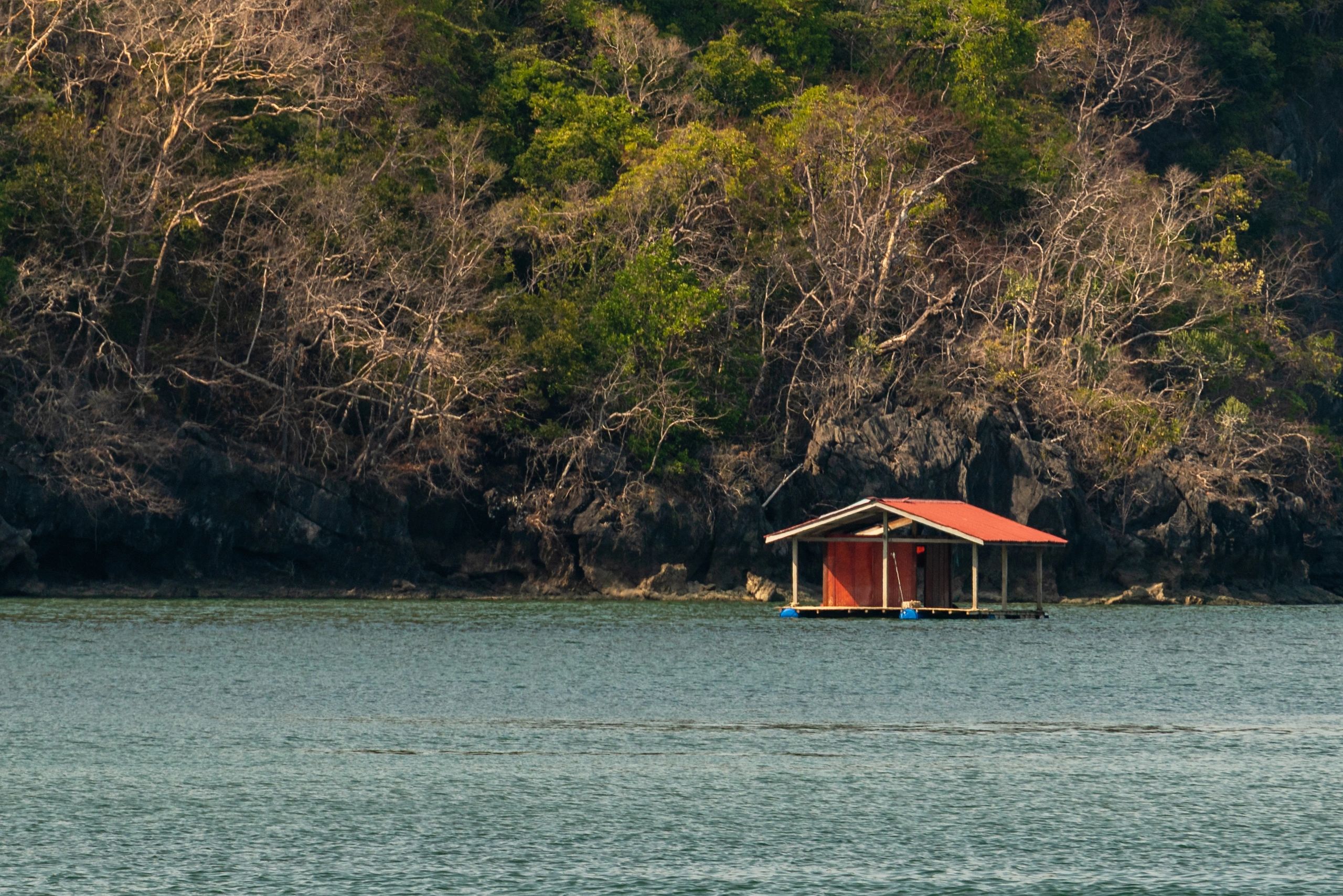 Small floating house near Tanjung Rhu, Langkawi, Malaysia