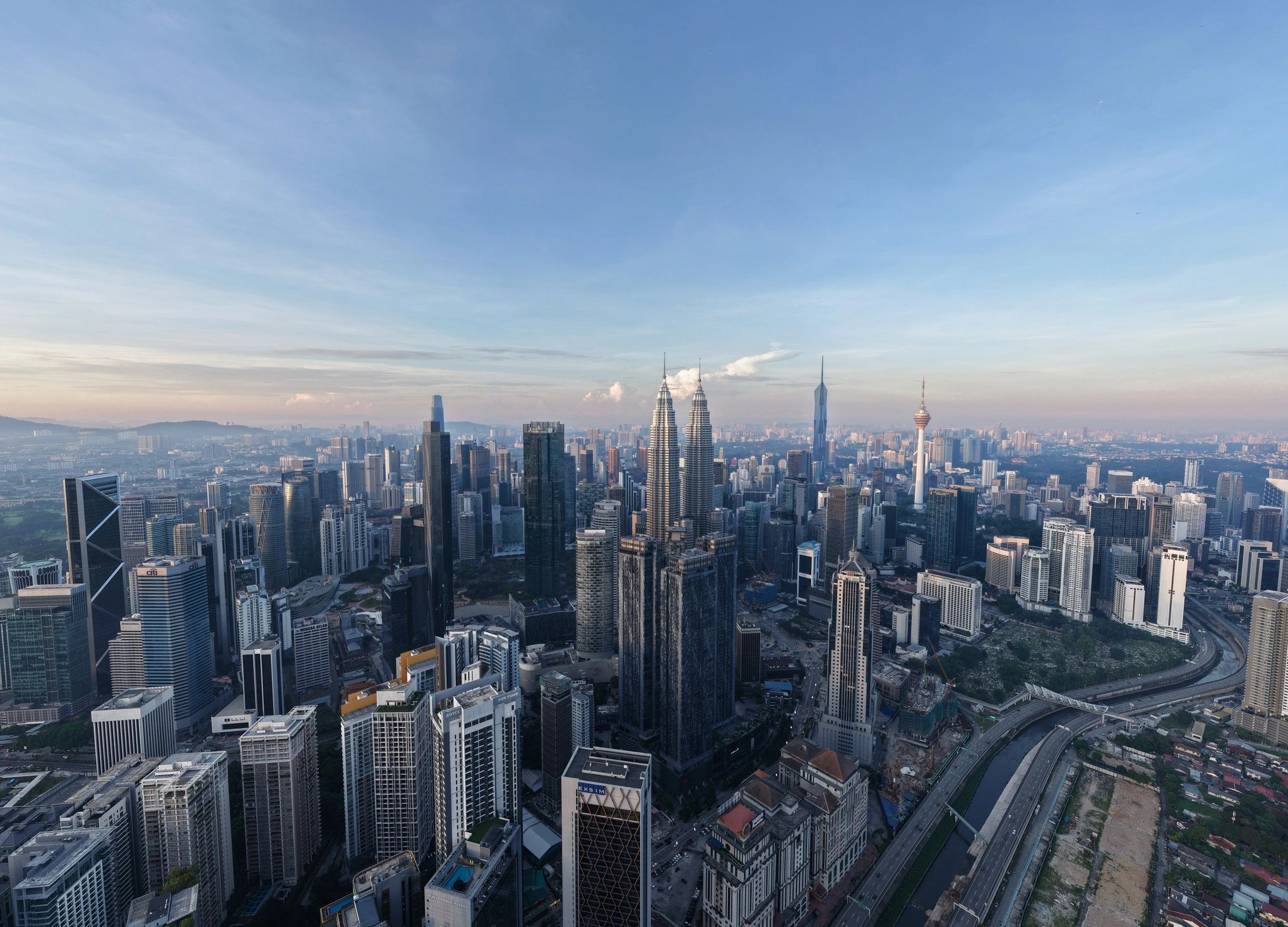 Kuala Lumpur city centre skyline