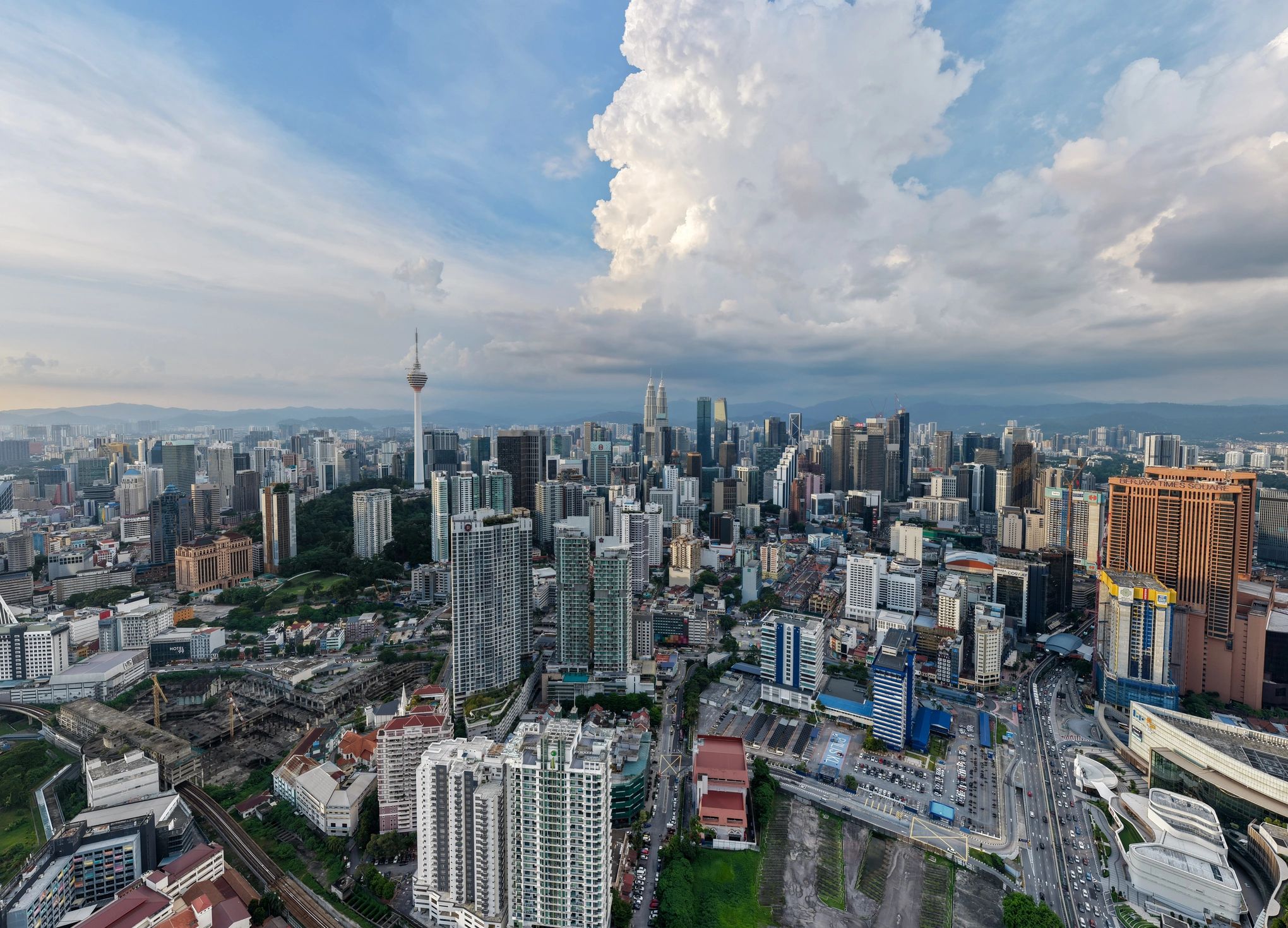 Malaysia travel skyline for trip planning inspiration