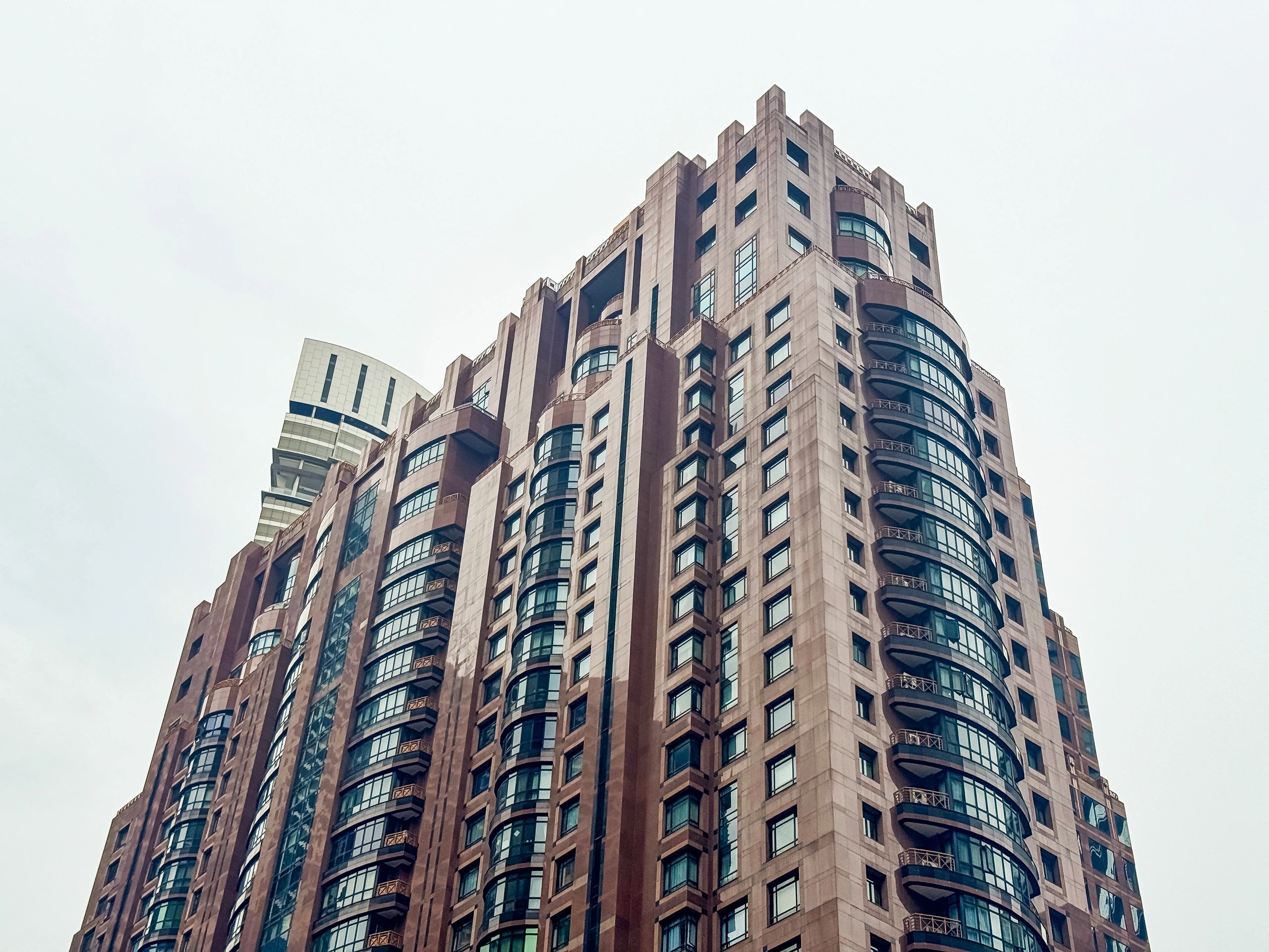 Boutique high-rise hotel exterior